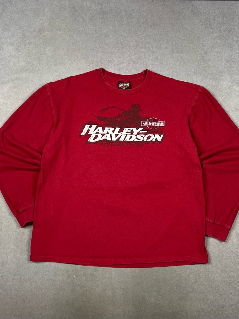Harley-Davidson Red Long Sleeve Tee